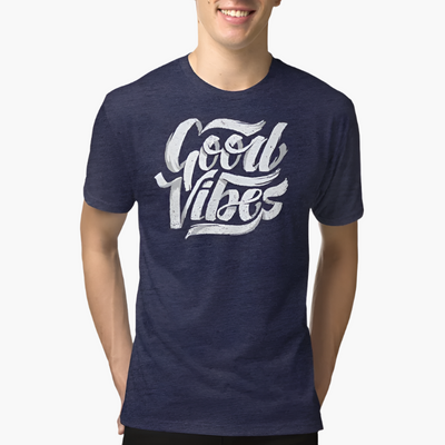 Good Vibes - Feel Good T-Shirt Purple T-shirt